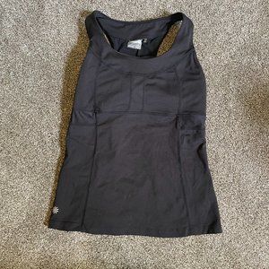 Athleta Black Tank with Built in Bra Size M